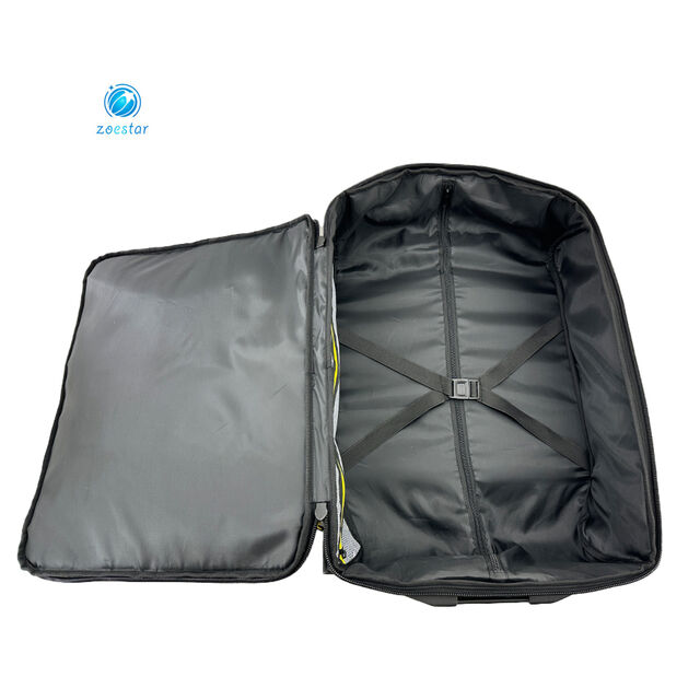 Venta al por mayor de bolsa de viaje grande con ruedas de 44L, equipaje de negocios impermeable con ruedas y barra de tracción, mochila de viaje premium