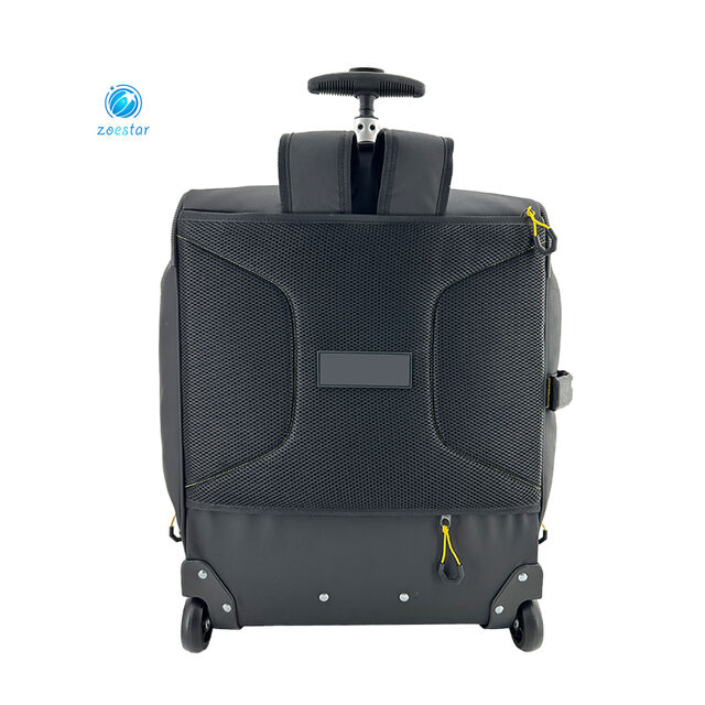 Venta al por mayor de bolsa de viaje grande con ruedas de 44L, equipaje de negocios impermeable con ruedas y barra de tracción, mochila de viaje premium