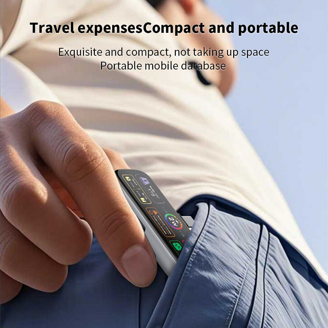 Disque SSD Portable Haute Vitesse 20Gbps PSSD Clé USB pour Téléphone avec Écran LCD Magnétique et Alimentation PD