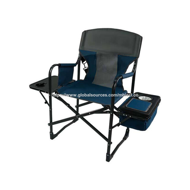 Sillón de pesca profesional con bandeja reposabrazos multifuncional, silla plegable ajustable para camping y pesca al aire libre