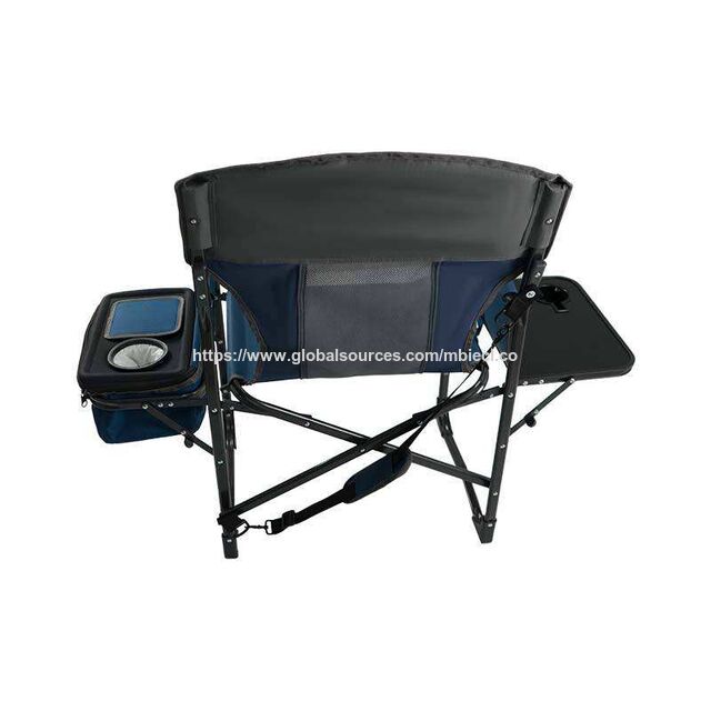 Sillón de pesca profesional con bandeja reposabrazos multifuncional, silla plegable ajustable para camping y pesca al aire libre