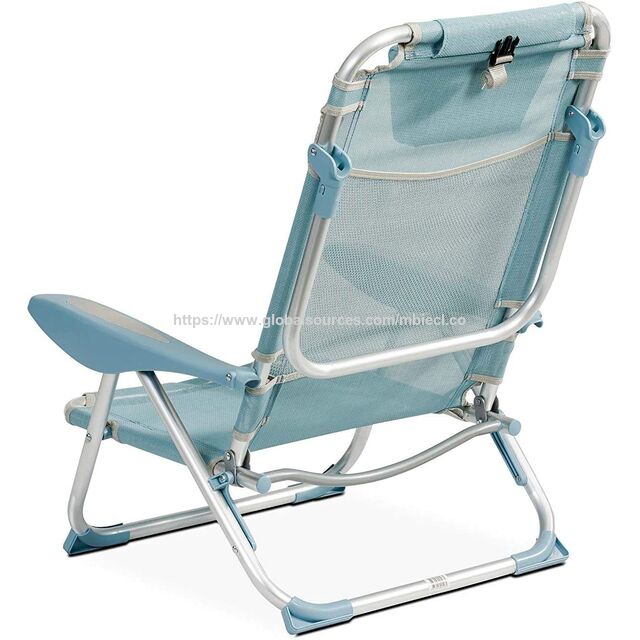 Silla de Playa Ligera Valle del Viento de Gran Venta Ajustable Reclinable Portátil de Metal de Aluminio Contemporánea Silla de Pesca