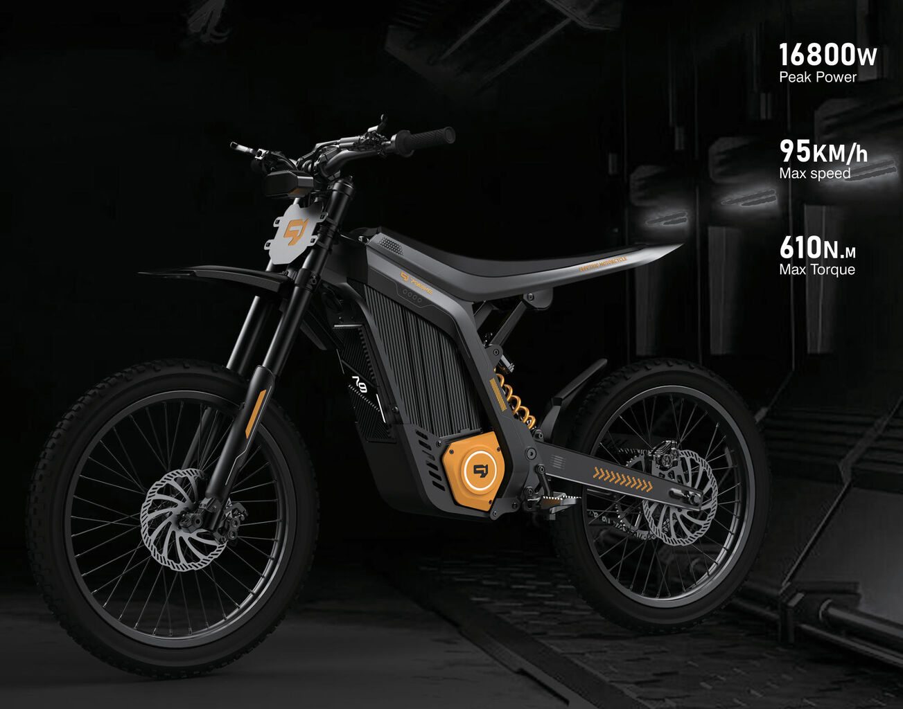 Wholesale Electric Dirt Bike 95km/h 120km Range Off Road Racing Bike 16 ...