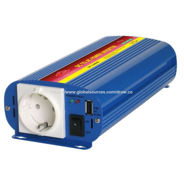 Inversor de onda sinusoidal pura de alta frecuencia de 1000 W CC a CA, fuente de alimentación de emergencia