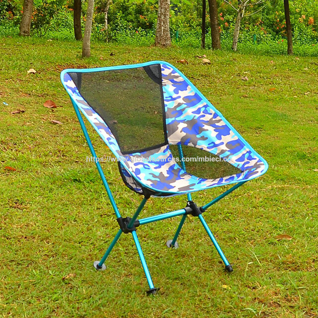 Silla plegable portátil de aluminio, color negro - Ideal para camping, eventos y uso comercial