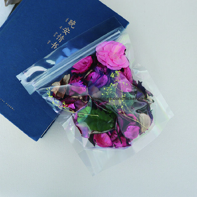 Neue getrocknete Rosenblüten Potpourri Organisch Dekorativ mit Reißverschlusstasche