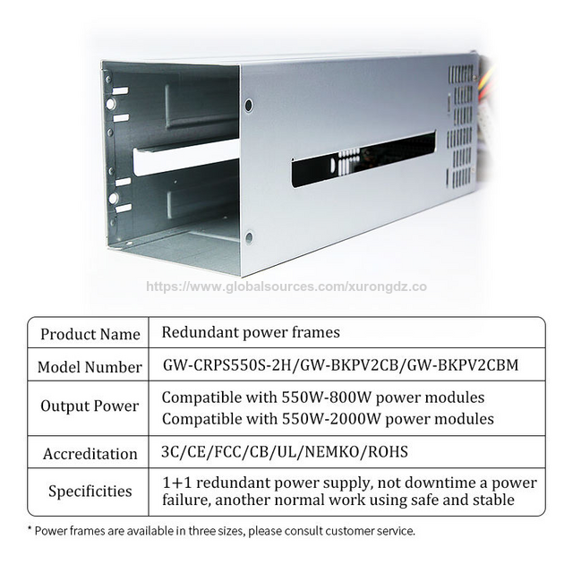 Fonte de Alimentação Redundante Nova Original Great Wall CRPS para Servidor - Módulo de Fonte de Alimentação de 550W 800W 1300W 1600W 2000W