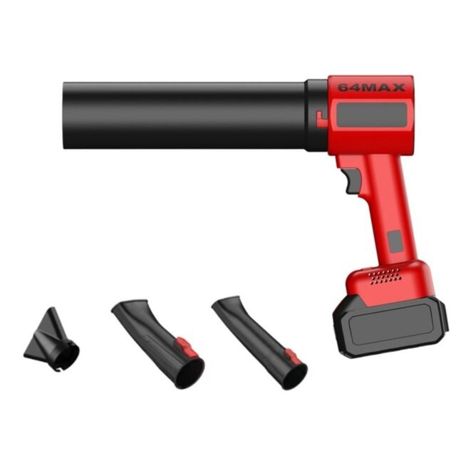 Chinese Factory Custom 21V Electric Vacuum Turbo Jet Fan Cordless Garden Leaf Dust Air Blower DIY Industrial Battery Air Duster