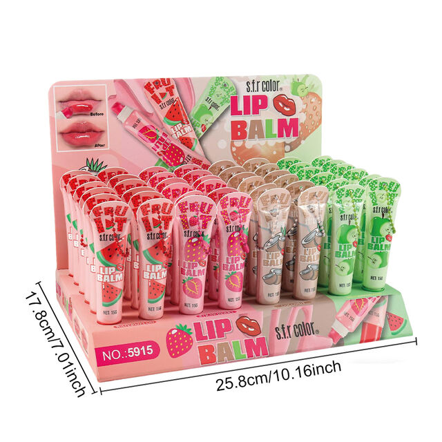Großhandel Winter 4-Farben Feuchtigkeitsspendendes Frucht-Lippenöl, feuchte Textur, hohe Farbwiedergabe, Spiegelglanz-Lippenöl
