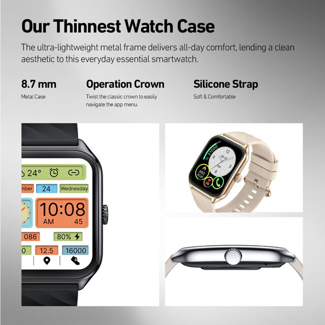 Zeblaze GTS 4 Reloj Inteligente con Pantalla AMOLED HD de 1.94'', Llamadas Bluetooth, Nuevo Sensor Biométrico OHR Fusion y Función de Hablar