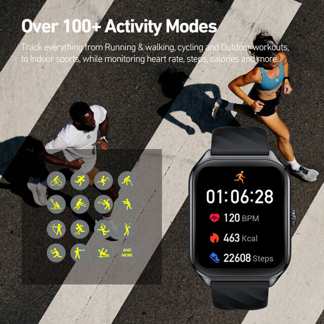 Zeblaze GTS 4 Reloj Inteligente con Pantalla AMOLED HD de 1.94'', Llamadas Bluetooth, Nuevo Sensor Biométrico OHR Fusion y Función de Hablar