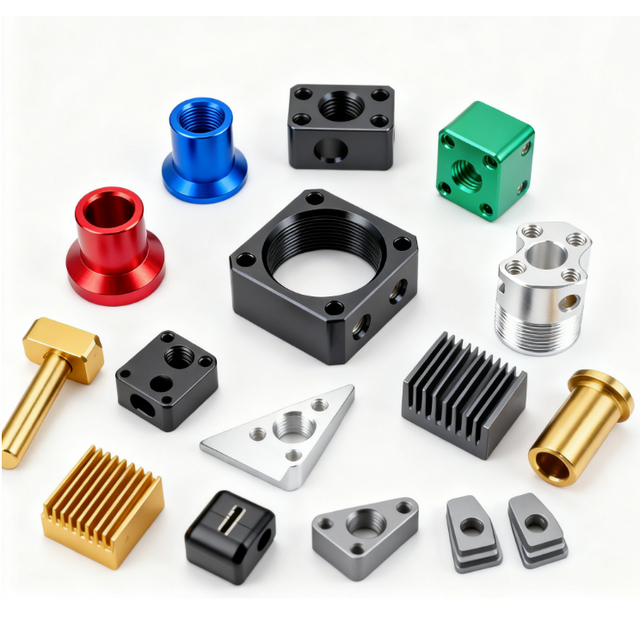 Fabrication OEM de pièces métalliques tournées personnalisées, traitement d'aluminium anodisé, services d'usinage CNC