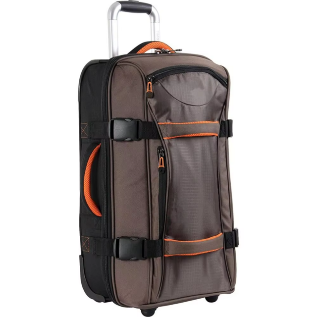 Wheeled Duffle Bag Carry on Check in Lightweight Rolling Luggage Overnight Travel Bag Suitcase for Men