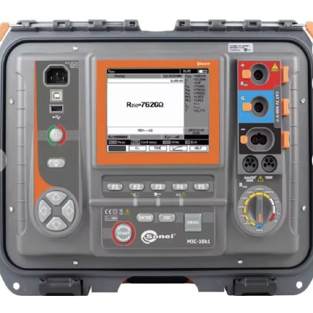 Testador de Resistência de Isolamento Eficiente Mic-10K1 para Cabos, Transformadores e Motores