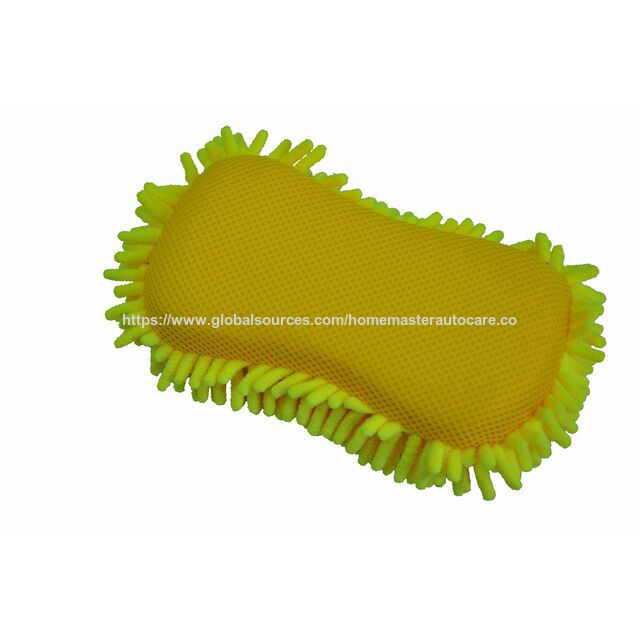 Esponjas de Lavado de Microfibra de Chenilla, Medidas 23 x 11 x 5.5cm - Ideal para Limpieza de Autos y Superficies