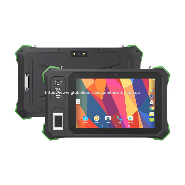 NFC 7" Tablet, 800*1280 IPS, Automatisches Biometrisches Identifizierungssystem, 2.4GHz/5.0GHz Dualband-WLAN