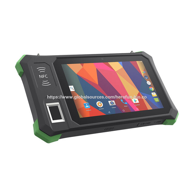 NFC 7" Tablet, 800*1280 IPS, Automatisches Biometrisches Identifizierungssystem, 2.4GHz/5.0GHz Dualband-WLAN