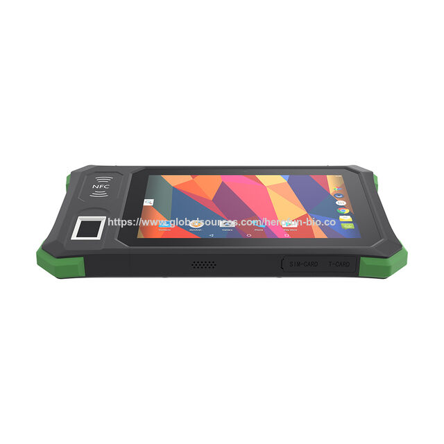 NFC 7" Tablet, 800*1280 IPS, Automatisches Biometrisches Identifizierungssystem, 2.4GHz/5.0GHz Dualband-WLAN