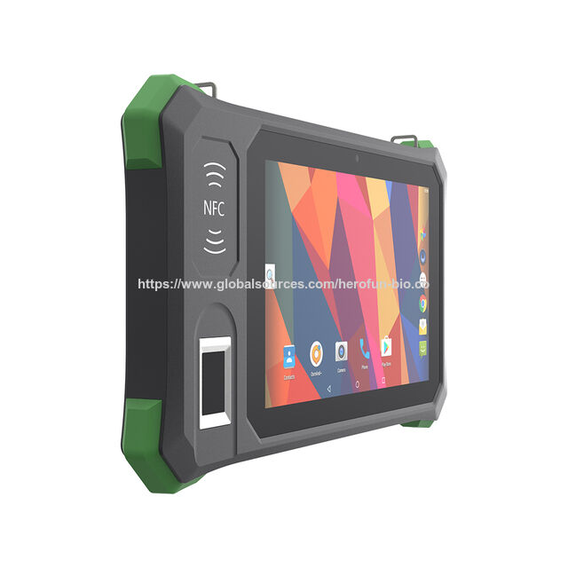 NFC 7" Tablet, 800*1280 IPS, Automatisches Biometrisches Identifizierungssystem, 2.4GHz/5.0GHz Dualband-WLAN