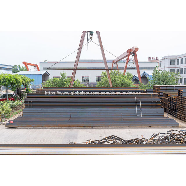 Factory Supply High Quality Structural Steel Beams Standard Size Galvanized H Beam Price Per Ton h Iron Steel I Beam for Sale