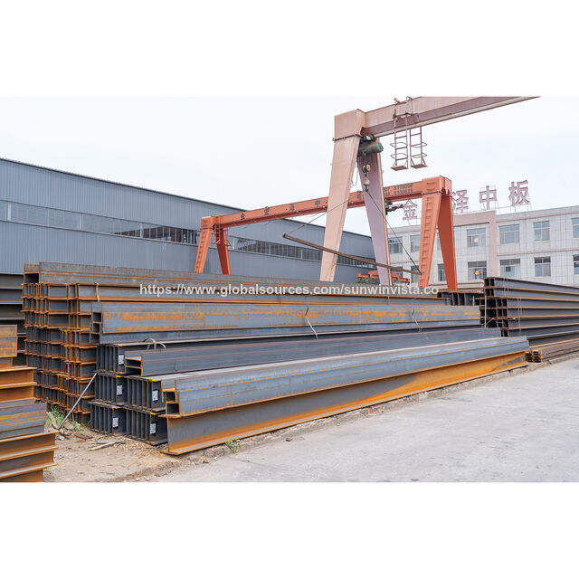 Factory Supply High Quality Structural Steel Beams Standard Size Galvanized H Beam Price Per Ton h Iron Steel I Beam for Sale