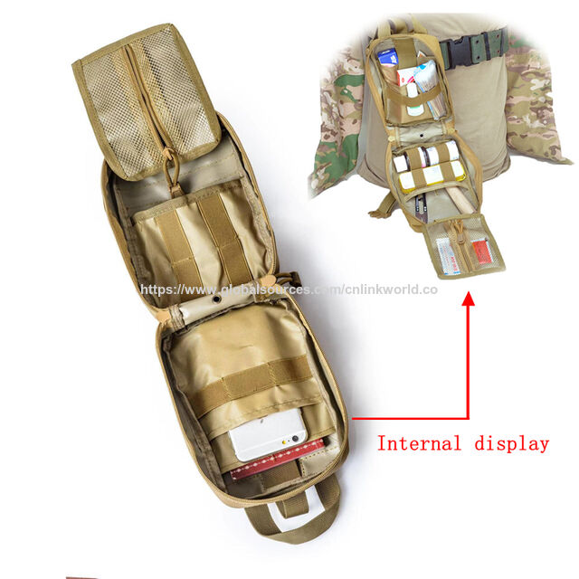 Kits de Premiers Secours Tactiques Sac Médical d'Urgence Extérieur Armée Chasse Voiture Urgence Camping Outil de Survie Militaire EDC Pochette