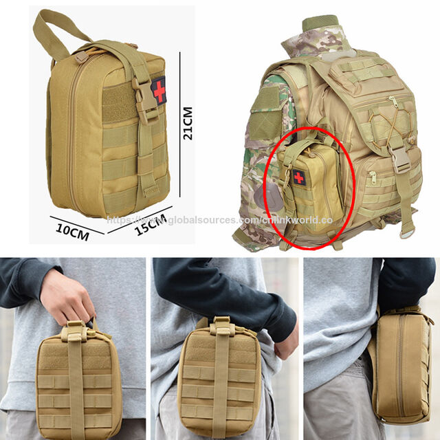 Kits de Premiers Secours Tactiques Sac Médical d'Urgence Extérieur Armée Chasse Voiture Urgence Camping Outil de Survie Militaire EDC Pochette
