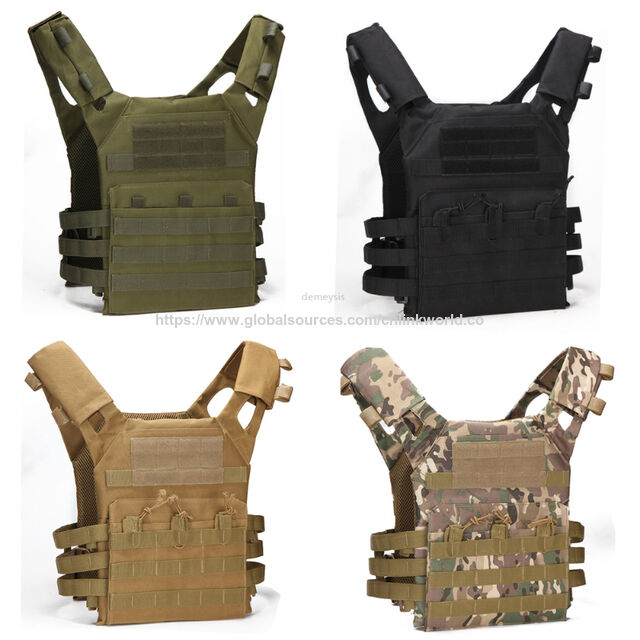 Chaleco Táctico Ligero Airsoft Paintball Outdoor CS Wargame Chaleco Protector Molle Plate Carrier Equipo Táctico