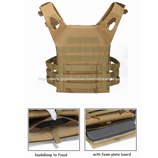Chaleco Táctico Ligero Airsoft Paintball Outdoor CS Wargame Chaleco Protector Molle Plate Carrier Equipo Táctico