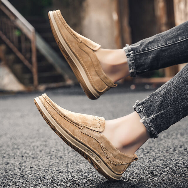 Mocasines de Cuero Premium sin Cordones con Ventilación Optimizada para el Confort Diario - Calzado Casual de Alta Calidad al Por Mayor