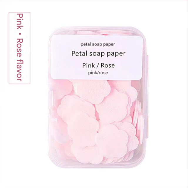 Confete de Banho Perfumado Pétalas Flores Sabonete Lavagem de Mãos Papel Sabonete