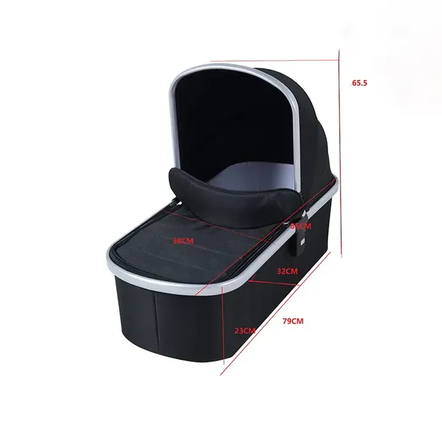 Cochecito de Bebé 3 en 1 de Lujo con Reposapiés Ajustable y Silla de Coche | Sistema de Viaje para Recién Nacidos hasta 36 Meses