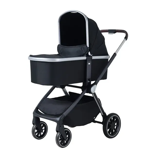 Cochecito de Bebé 3 en 1 de Lujo con Reposapiés Ajustable y Silla de Coche | Sistema de Viaje para Recién Nacidos hasta 36 Meses