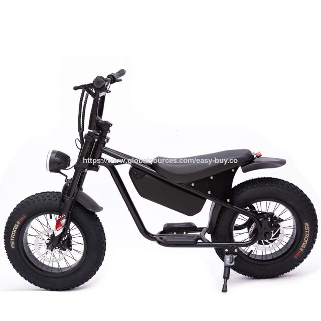Intelligentes E-Bike für Kinder, Fat Tire, Retro Mini Offroad E-Bike