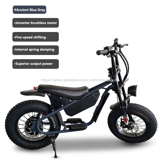 Intelligentes E-Bike für Kinder, Fat Tire, Retro Mini Offroad E-Bike