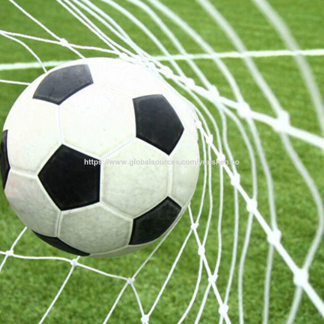 Hochwertiges kleines Fußballtor für Kinder, für den Innen- und Außenbereich, geknotetes Fußballtornetz aus Polyester für den Außenbereich