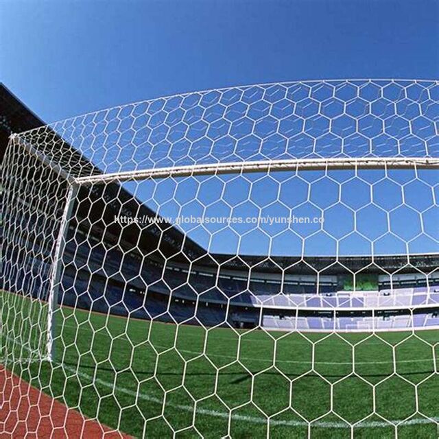 Hochwertiges kleines Fußballtor für Kinder, für den Innen- und Außenbereich, geknotetes Fußballtornetz aus Polyester für den Außenbereich