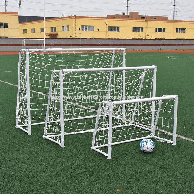 Hochwertiges kleines Fußballtor für Kinder, für den Innen- und Außenbereich, geknotetes Fußballtornetz aus Polyester für den Außenbereich