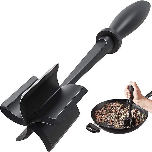 Martelo de Carne em Aço Inoxidável, Utensílio de Cozinha Doméstica para Perfurar, Quebrar Tendões, Resistente ao Calor, Cabo Manual, Picador de Carne