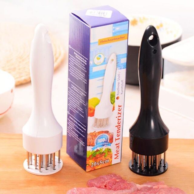 Martelo de Carne em Aço Inoxidável, Utensílio de Cozinha Doméstica para Perfurar, Quebrar Tendões, Resistente ao Calor, Cabo Manual, Picador de Carne