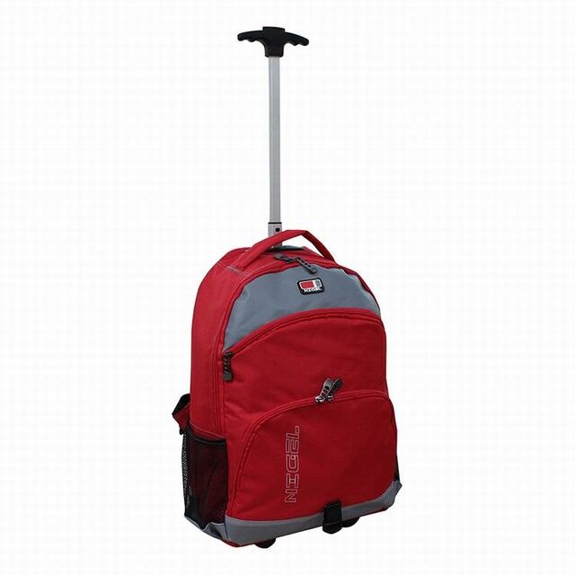 Sac de Voyage Multi-Usage Sport École Trolley Sacoche Ordinateur Portable Compartiment Sac à Dos à Roulettes Imperméable pour Affaires