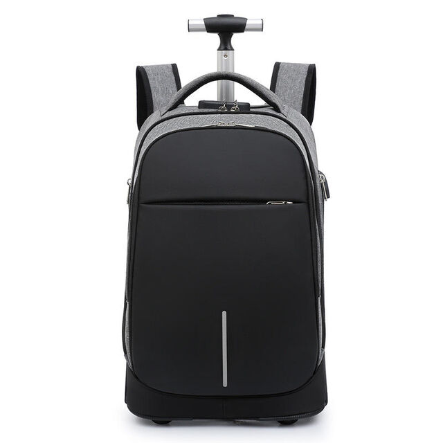 Sac de Voyage Multi-Usage Sport École Trolley Sacoche Ordinateur Portable Compartiment Sac à Dos à Roulettes Imperméable pour Affaires