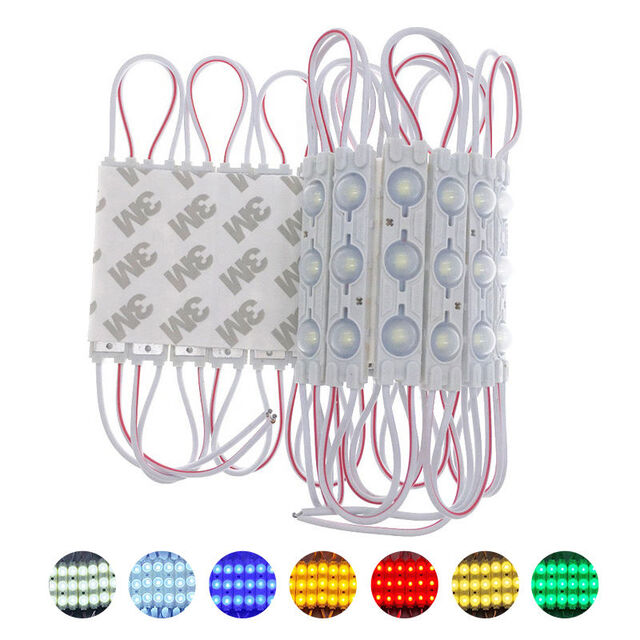 Módulo de LED de 7 segmentos de um dígito, bicolor, branco super frio, vermelho, azul, amarelo, rosa, verde, injeção, LED 2835