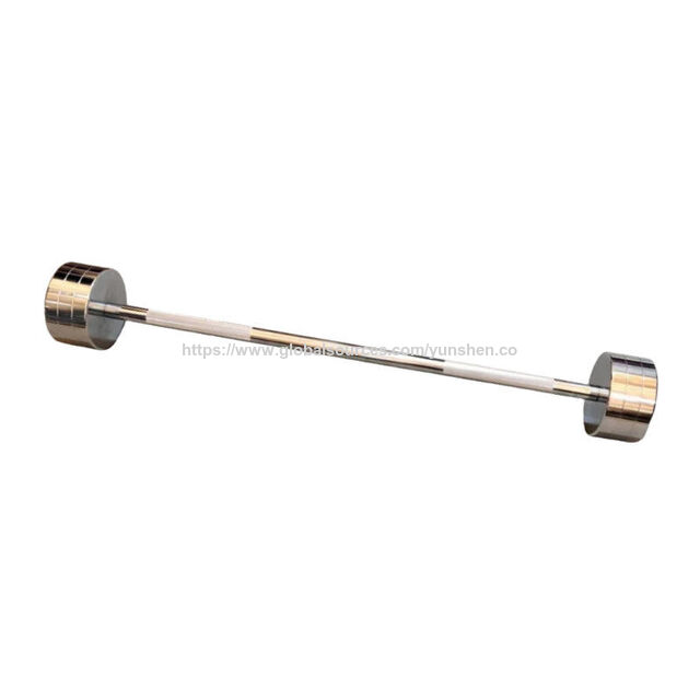 Barra Fija Recta para Curl, un Imprescindible en Oferta para Entrenamientos de Gimnasio y Levantamiento de Pesas