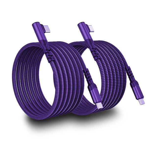 Wholesale Factory Price High Quality USB C to USB C PD 60W Fast Charging Cable with 90 Degree Elbow Design Type USB C Cable