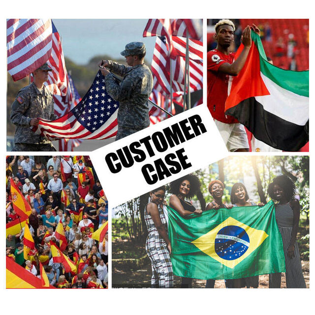 Bandera Nacional Personalizada de Poliéster Impresa 3*5FT Bandera de Elección de Reino Unido, EE. UU., Australia, Canadá, Banderas Publicitarias Promocionales para Campaña