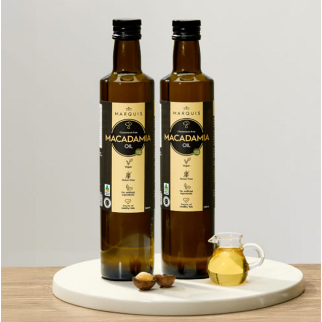Aceite Premium elaborado con 100% Macadamia Australiana