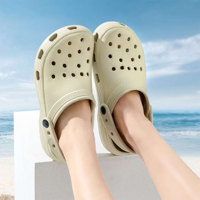 Herren Sandalen Sommer Clogs & Pantoletten Unisex Custom Logo Dicke Sohle Weich Bequem Geschlossene Zehen Slip-On Rutschfest Zuhause