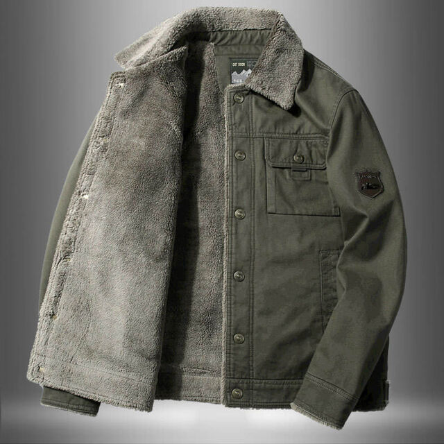 Winterjacke für Herren mit individuellem Logo, klassischem Stehkragen, warm, Standard-Passform, Outdoor-Oberbekleidung, große Größen
