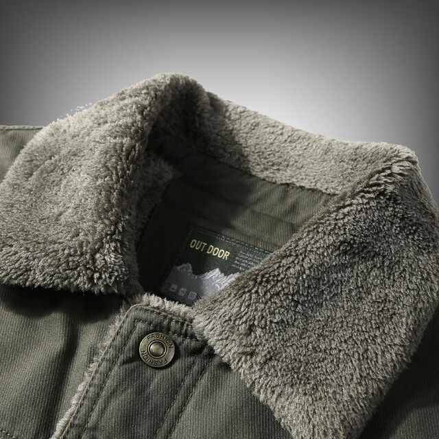 Winterjacke für Herren mit individuellem Logo, klassischem Stehkragen, warm, Standard-Passform, Outdoor-Oberbekleidung, große Größen